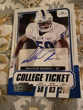 2021 Panini Contenders Draft Pick #292 Malcolm Koonce RC AU Free Ship