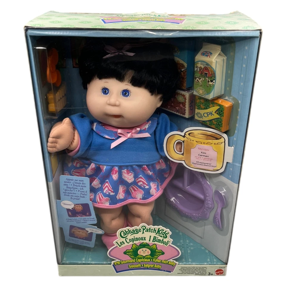 Mattel Cabbage Patch Kids Puppe Fütter mich Baby 1990 First Edition CPK 20658 - Bild 2 von 4