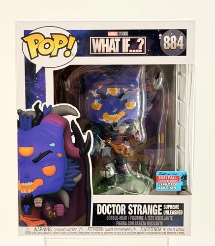 Funko Pop What If...? #884 Doctor Strange Supreme Unleashed! NYCC Exclusive!