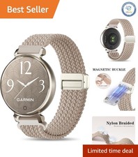 Quick Release Stretchy Nylon Strap for Garmin Lily 2 - Maximum Ease & Luxury