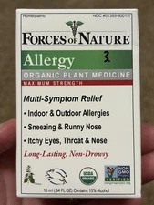 Forces of Nature Allergy Organic Plant Medicine Ages 3-12 Sinus & Nasal Care