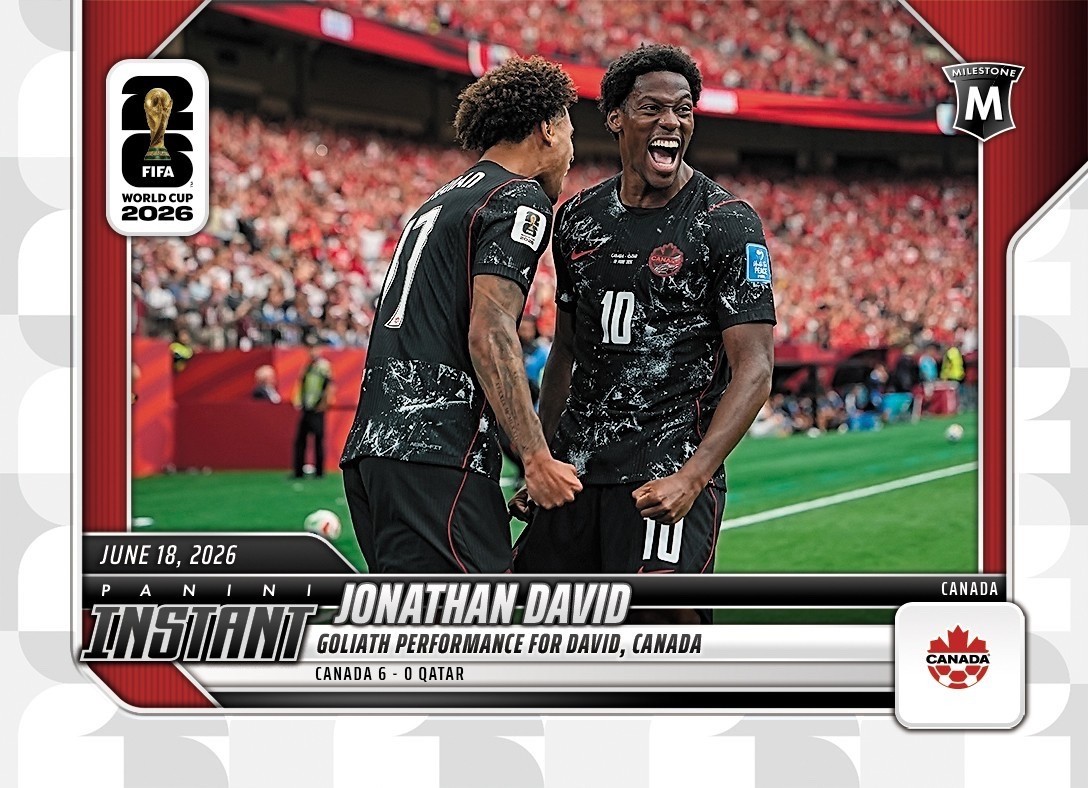 2026 Panini Instant FIFA World Cup #64 Jonathan David Canada - Presale