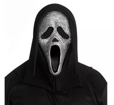 Ghost Face Bling Mask Spirit Halloween Rhinestone Official Licensed Scream NWT