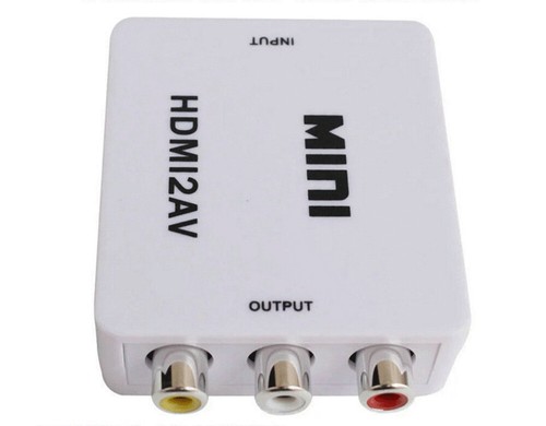 HDMI To RCA AV Converter Adapter 1080P CVBs 3RCA For Video Audio Xbox TV PC DVD - Picture 9 of 10