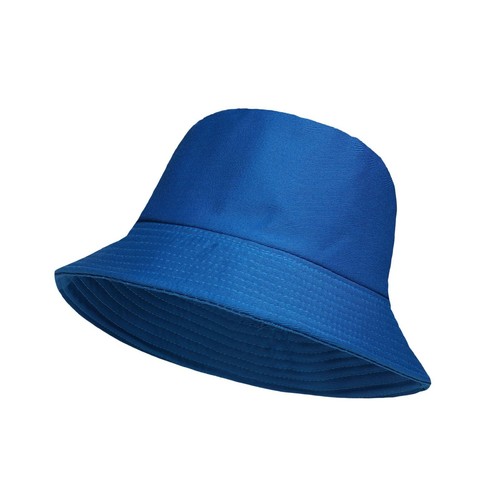 Unisex 100% Cotton Bucket Hat Sunshade Cap Fisherman Summer Beach Headwear Hats - Afbeelding 15 van 19