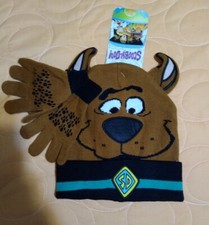 Scooby-Doo Brown Beanie  Gloves set Toddler OSFM New with Tags Free Shipping 