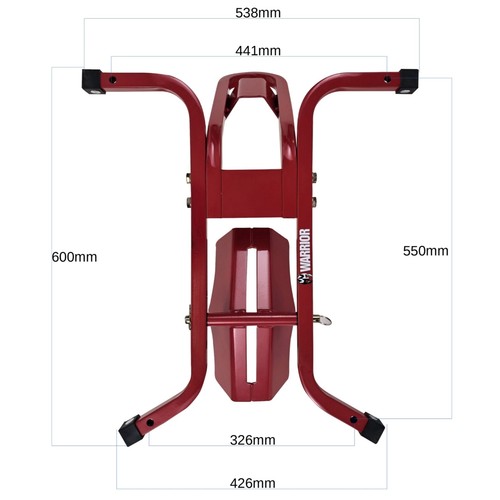 Motorbike Bike Motorcycle MC Front Wheel Chock Stay Stand Garage Transport - Picture 6 of 7
