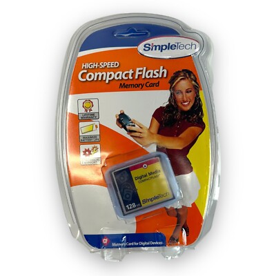 Digital Media Simple Tech Compact Flash Memory Card (128MB)