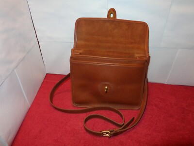 VINTAGE LEATHER COACH HANDBAG PURSE REMOVABLE SHOULDER STRAP MADE
