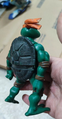 Tartaruga Ninja Turtles Michelangelo -Playmates toys Action Figure - Foto 7 di 8