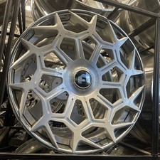 26x10 Forgiato Teos Ecl Xl Cap Brushed-chrome Wheel Tire Package 5-6 Lug