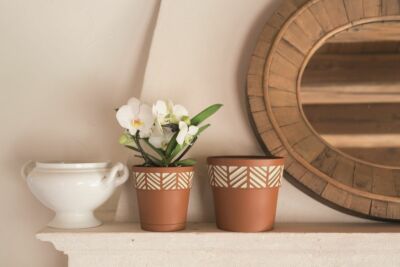 2 x Pflanztopf Blumentopf Blumenkuebel Kunststoff Durchmesser 25 cm + 30 cm  | eBay.de