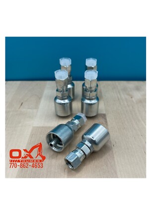 Raccordo Idraulico A Crimpare OX 10643-8-8 - Tubo 1/2" X JIC 1/2"