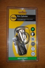 Genuine replacement Yale X5 Rim Cylinder barrel in Pol/Chrome or Pol/Brass.