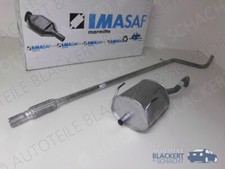 IMASAF Auspuff Set ab Kat für Ford KA 1.2 51KW 2009-2012 | Mittelrohr+Endtopf