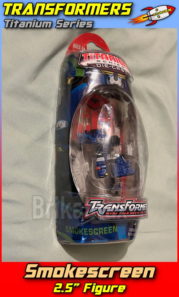 Transformers Titanium Series Smokescreen Die-Cast Metal & Plastic Figure New - Image 3 of 4