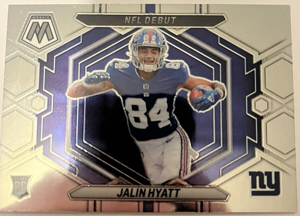 2023 Panini Mosaic Jalin Hyatt Base NFL Debut RC #ND-17 New York Giants