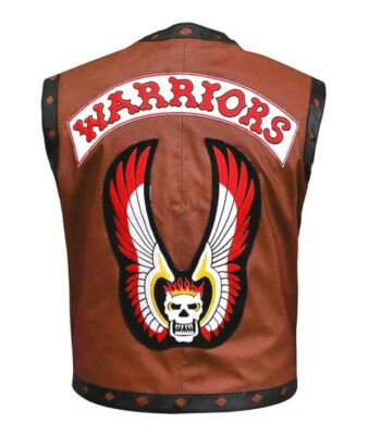 ジャケット・アウター AMERI RIDERS FAKE LEATHER VEST JACKET