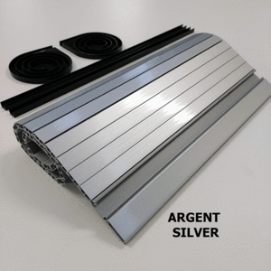 Tambour Door Roller Door Campervan Motorhome Quality Silver Argent Finish Ebay