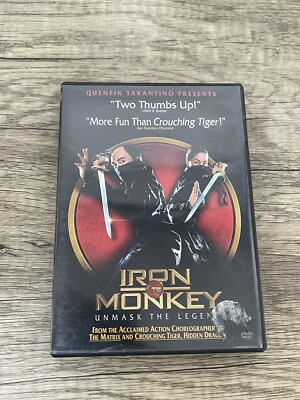 Iron Monkey DVD, Cheung Fung-Lei, Hou Hsiao, Fai Li, Shi-Kwan Yen, James Wong