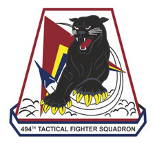 7" air forces 494th tactical fighter squadron sticker decal usa made
