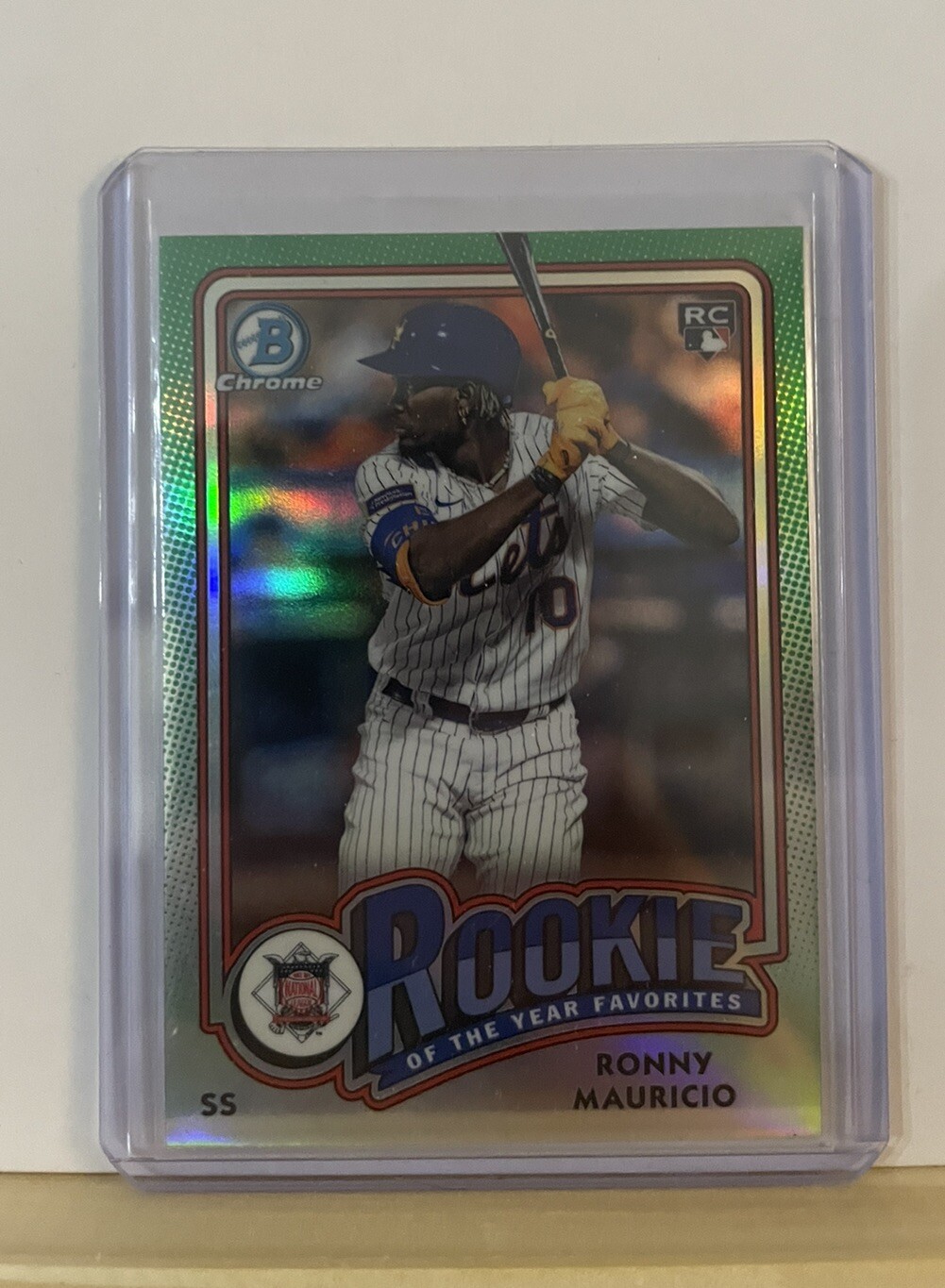 Ronny Mauricio 2024 Bowman Chrome Rookie of the Year Favorites RC #ROY-1 Mets