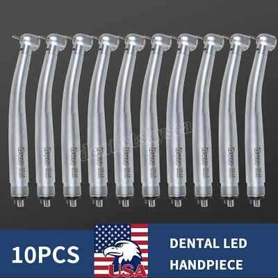 1-10Pcs Dental Fiber Optic LED E-generator Handpiece 4H / Cartridge Rotor UDM H