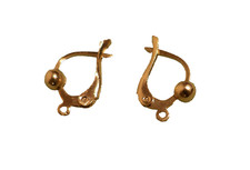 Bigle, pozłacane, 1 para zapięć zabezpieczających do kolczyków