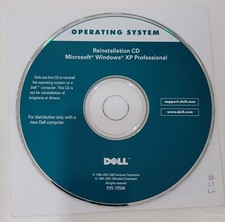 Dell reinstallation CD Microsoft Windows XP Professional