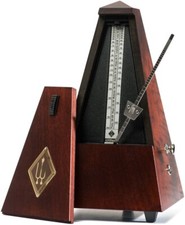 Wittner wooden metronome with bell 811M mahogany finish