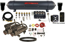 38 Accuair E Connect Air Ride Kit Wvu4 Airmaxxx X-series Air Compressors