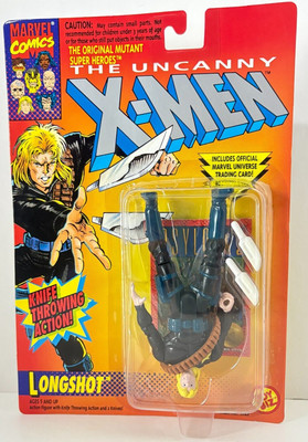 ERROR Figure Upside Down in Bubble-X-Men The Uncanny-Longshot 1993 NEW Toy Biz