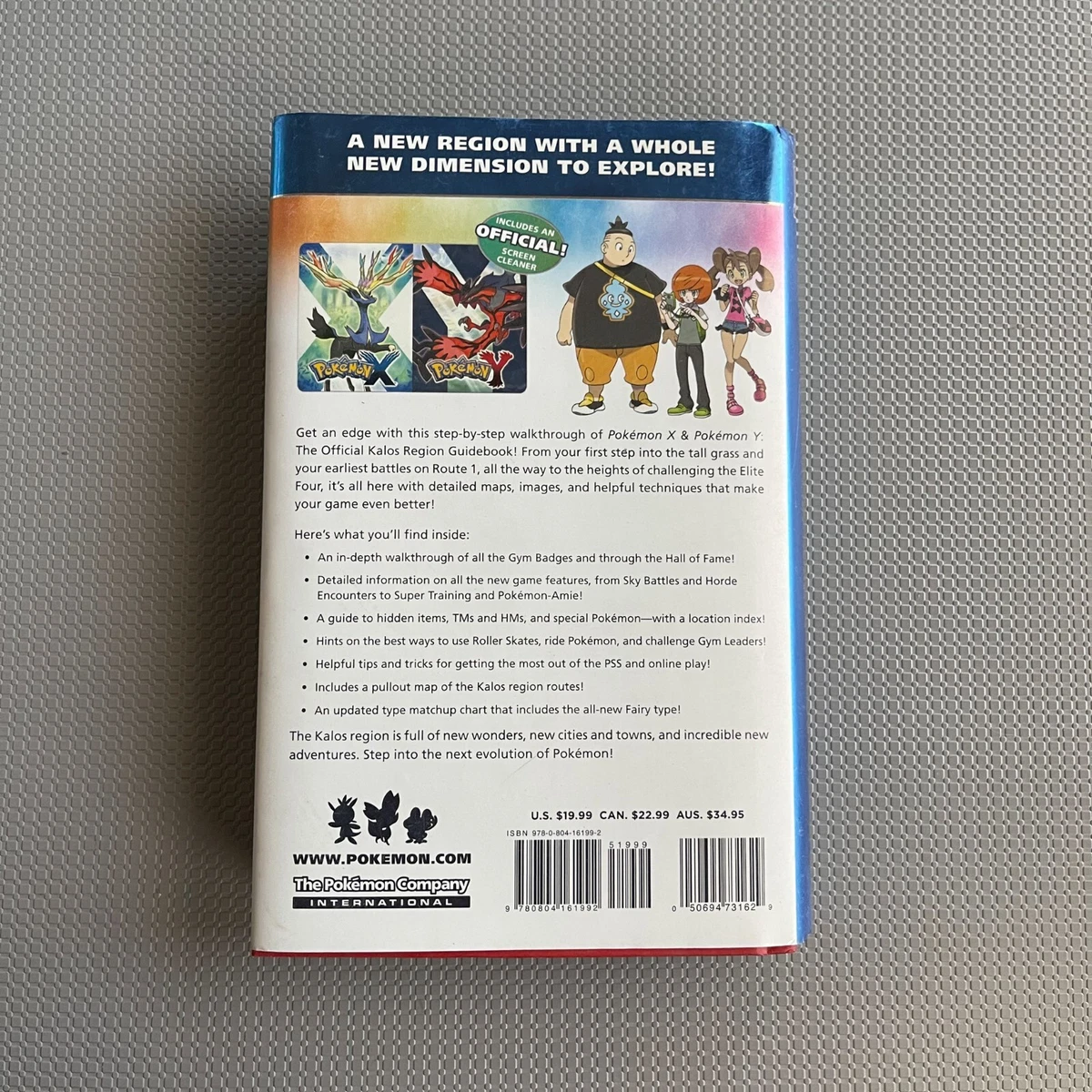 Pokemon X & Pokemon Y: The Official Kalos Region Guidebook Book *Lot of 4* 9780804161992
