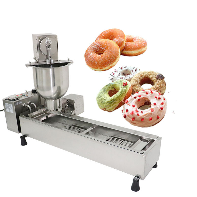 Máquina eléctrica automática freidora de rosquillas máquina máquina de cocinar acero inoxidable