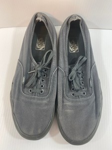 solid gray vans