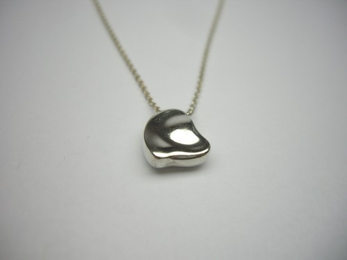 TIFFANY & CO ELSA PERETTI FULL HEART PENDANT NECKLACE STERLING SILVER 925 SMALL - Picture 7 of 12