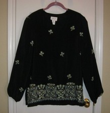 OSCAR DE LA RENTA Beautiful Sheer Silk Tunic Style Blouse ~ Size 8