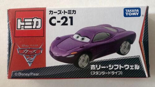 Tomica Takara Tomy Disney Mini AUTOS 2 lila Stechpalme C-21 Auto Rettung Druckguss Spielzeug - Bild 1 von 7