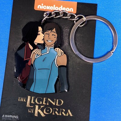 Avatar The Legend of Korra x Asami Kiss Korrasami Keychain Figure