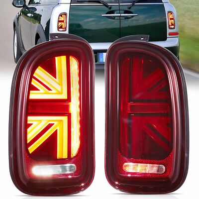 VLAND LED Rückleuchten Rot für BMW MINI Cooper-Clubman R55 2007-2013 2009-Set