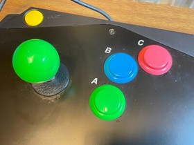 Hori Real Arcade VF Stick HSS-09 Sega Saturn Boxed w/Virtua Fighter 2 Tested JP