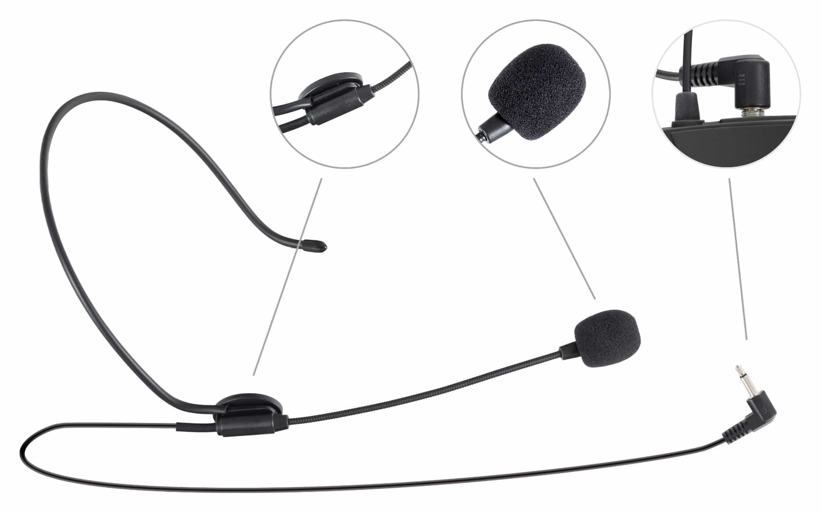 Thumbnail - Leichtes Headset Mikrofon Mit Schwanenhals Für Beatfoxx Silent