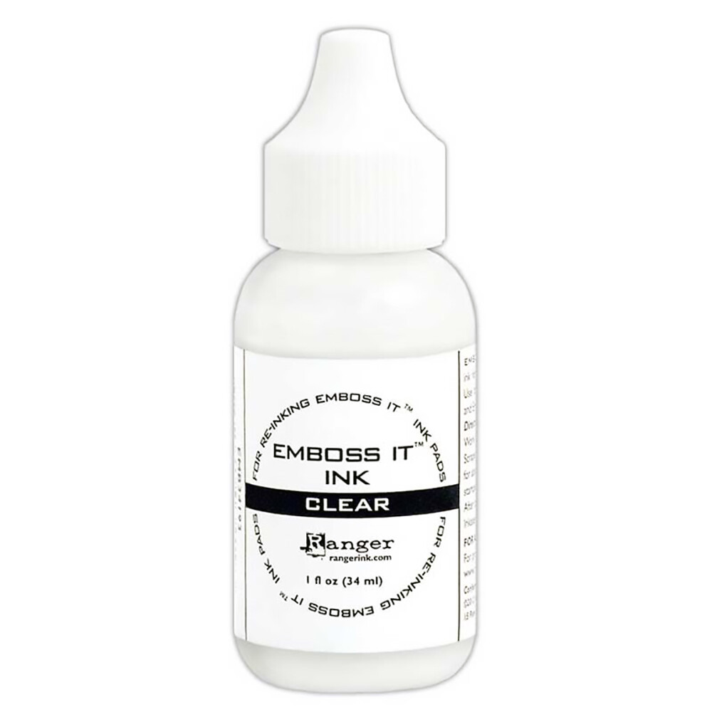 Ranger, Emboss It, Embossing Ink Reinker, Embossing Ink. Clear Ink, Ink Refill