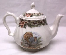 Queens Myott Thanksgiving Teapot