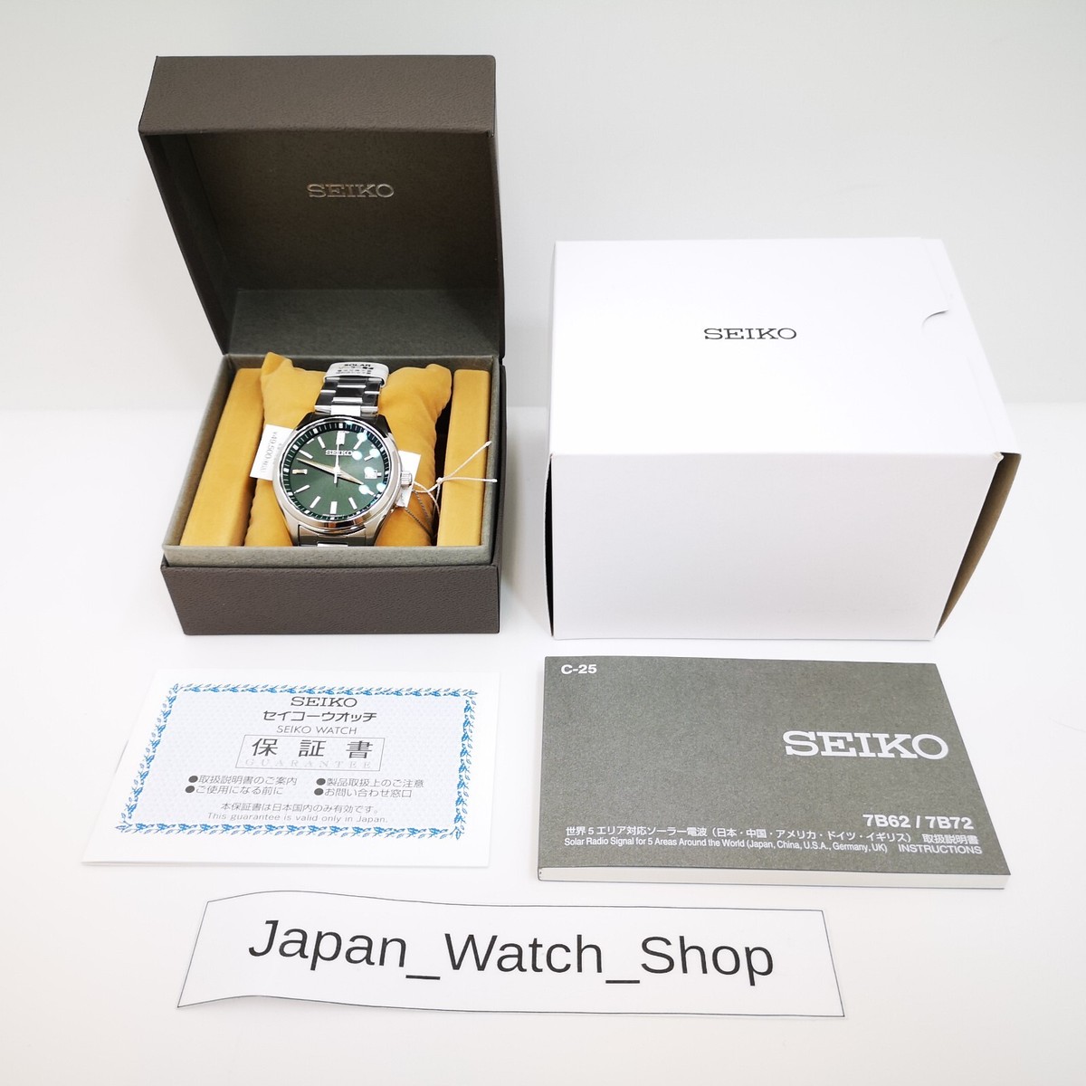 SEIKO Seiko Selection SBTM319 Green Solar Radio Men's Watch New in