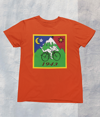 Bicycle Day LSD T shirt - Albert Hofmann - %100 Premium Cotton | eBay