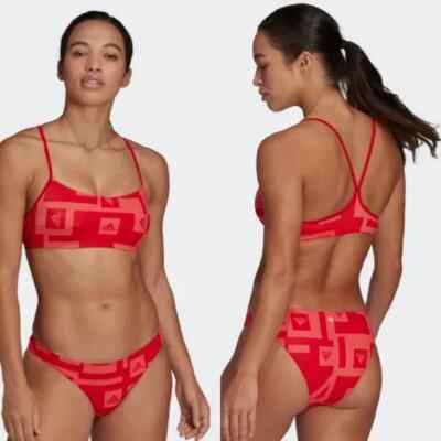 red adidas bikini