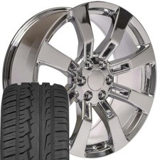 Cp 22 Rims Fit Escalade Tahoe Yukon Sierra Chrome Ironman Imove Tires 5409