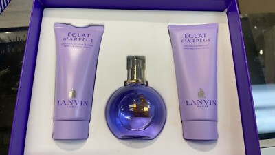 Eclat D'Aperge For Women By Lanvin Gift Set 3.3oz(EDP+Body Lotion+
