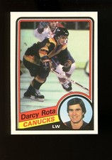 1984 Topps #139 Darcy Rota Vancouver Canucks Sharp Pack Fresh QTY!